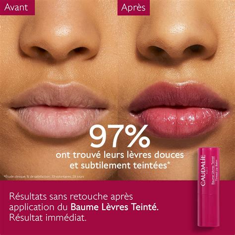 Illustration montrant l'évolution de la texture des lèvres avec une utilisation régulière de baumes et rouges à lèvres enrichis en huiles naturelles