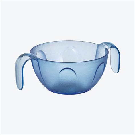 bol ergonomique avec poignées et rebord