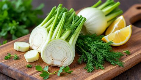 Illustration montrant les étapes de coupe du fenouil et des courgettes