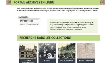 Interface de navigation numérique dans les archives patrimoniales