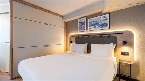 Exemple de chambre double moderne et épurée au Campanile PRIME Nice Aéroport