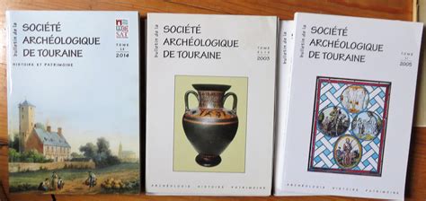 Couverture du Bulletin de la Société Archéologique de Touraine