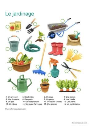Lexique de jardinage en allemand