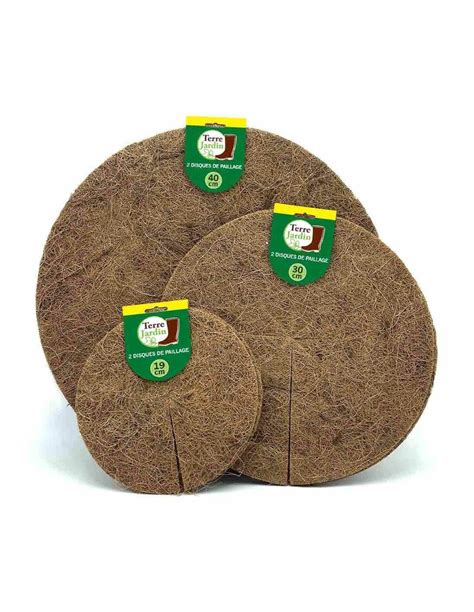 Disques de paillage coco