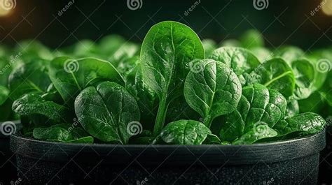 Illustration d'épinards frais et de leur valeur nutritive