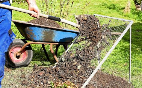 Processus de tamisage du compost