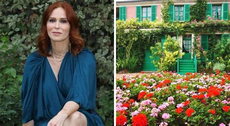 Audrey Fleurot dans son jardin