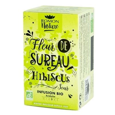 Sachet d'infusion hibiscus Romon Nature