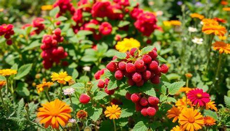 plantes compagnes framboisiers