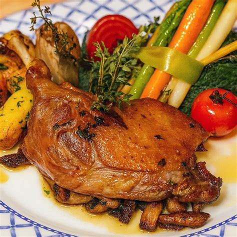 confit de canard et tas de compost