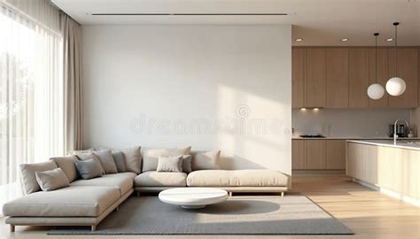 Exemple d'intérieur d'appartement moderne et lumineux