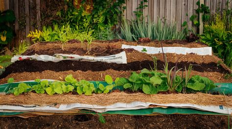 potager en lasagne automnal
