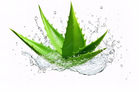 Feuilles d'aloe vera coupées