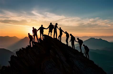 Équipe de guides de montagne