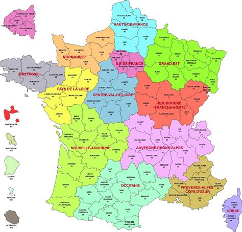 Carte des départements où la pie bavarde est classée ESOD