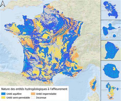Carte des sources d'eau pour l'irrigation