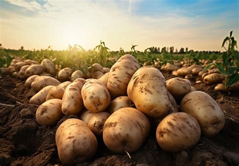 Champ de pommes de terre en Suisse avec des travailleurs en arrière-plan