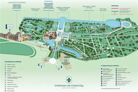 Plan ancien du domaine de Chantilly