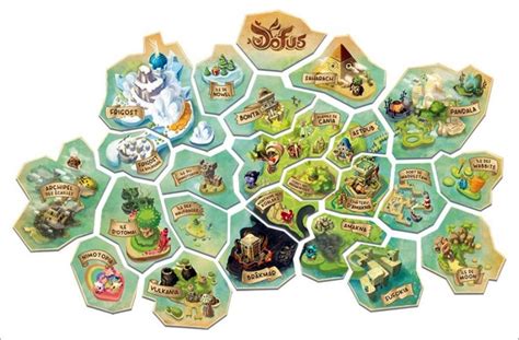 Carte du Monde des Douze avec des zones de pose de percepteurs