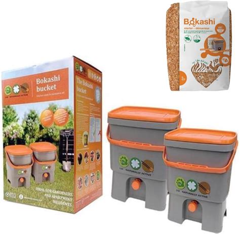 kit de composteur de cuisine bokashi à assembler