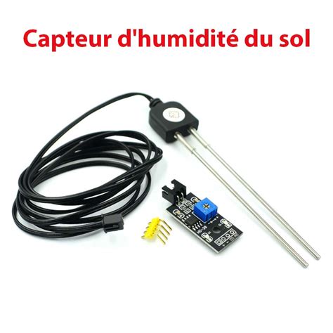 Capteur de mesure de l'humidité du sol et son fonctionnement