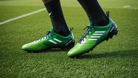 Joueur utilisant des crampons AG sur terrain synthétique