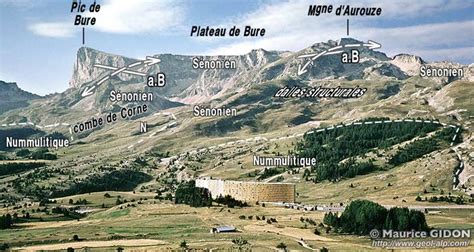 Panorama du Pic de Bure et de ses falaises