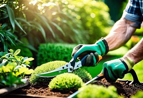 divers outils de taille de jardin