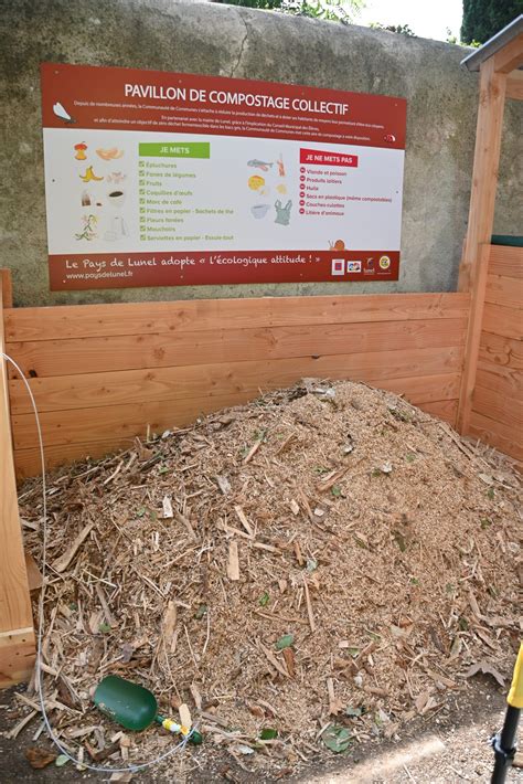 Photographie du pavillon de compostage de Cambo-les-Bains