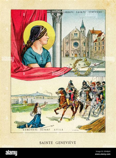Sainte Geneviève gardant Paris