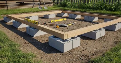 Fondation sur plots ou parpaings