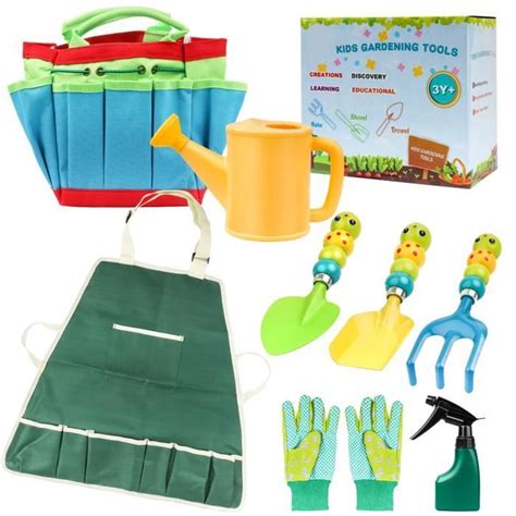 Assortiment d'outils de jardinage pour enfants