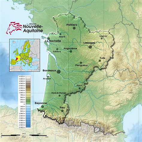 Carte de localisation des sites horticoles et axes logistiques en Aquitaine
