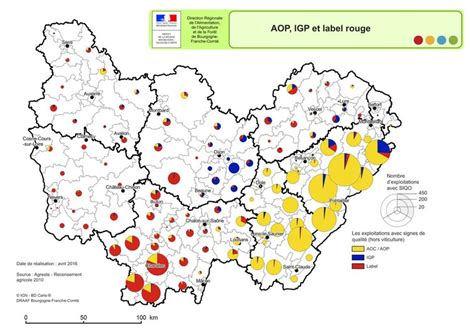 Carte des exploitations agricoles bio en Ariège