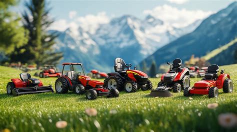 Illustration comparant différentes largeurs de coupe de tondeuses