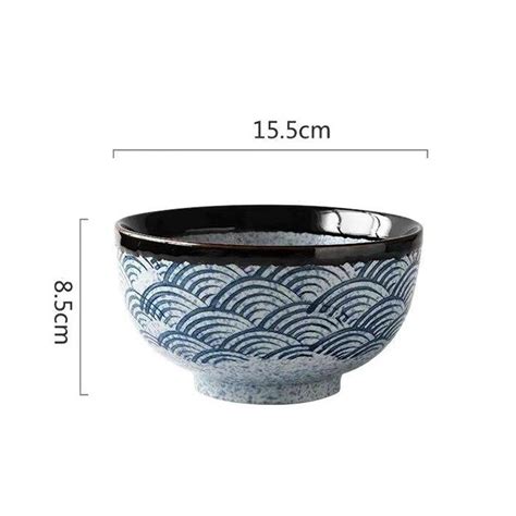 Bol chinois traditionnel avec motifs