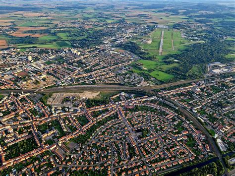 Vue aérienne de l'Espace Test Metz Frescaty