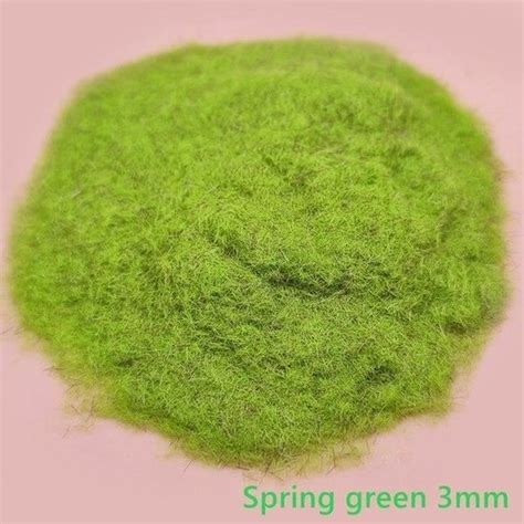 Photo macro de fibres d'herbe artificielle pour modélisme