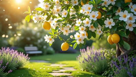 Citronnier montrant des signes de soif