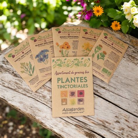 variété de plantes tinctoriales