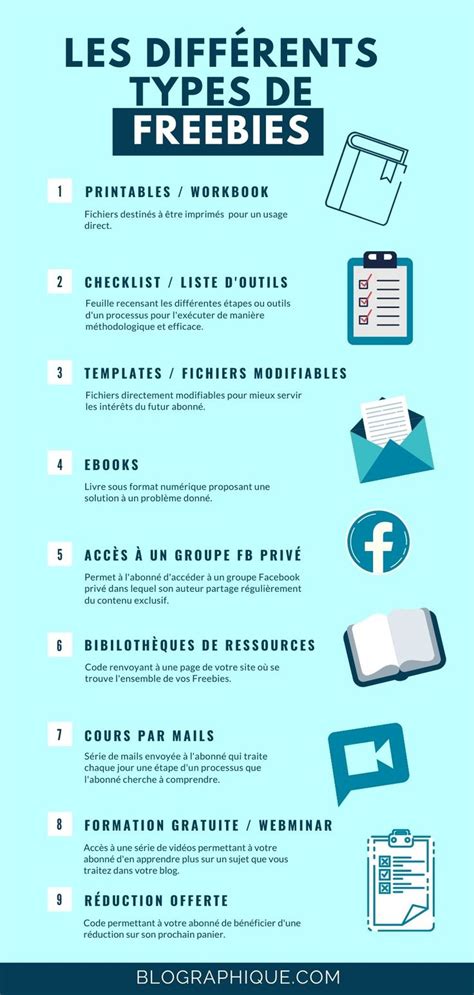 Infographie sur les différents types de livraison