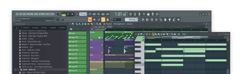 Schéma des différents arrangements de playlist dans FL Studio
