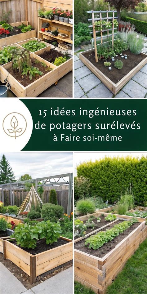 Modèles variés de potagers surélevés