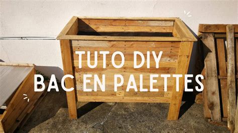Matériel nécessaire pour un bac en bois DIY