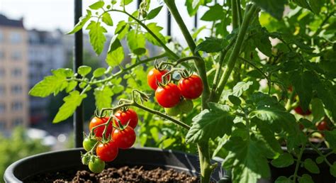 Jeunes plants de tomates cerises prêts à être repiqués