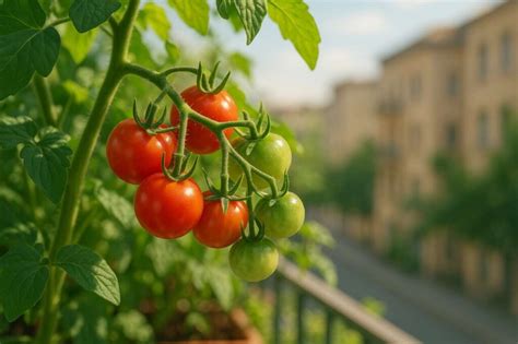 Récolte abondante de tomates cerises sur une plante