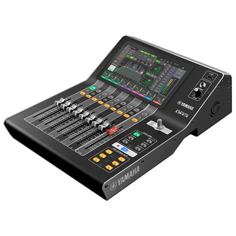 Interface utilisateur d'une table de mixage numérique sur tablette