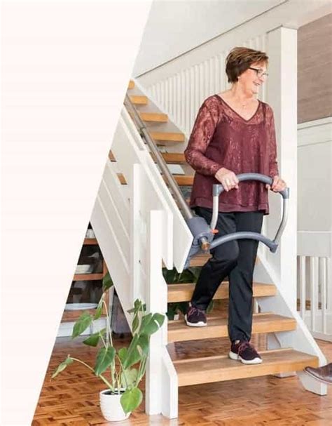 Exemple d'aménagement d'escalier pour personnes âgées