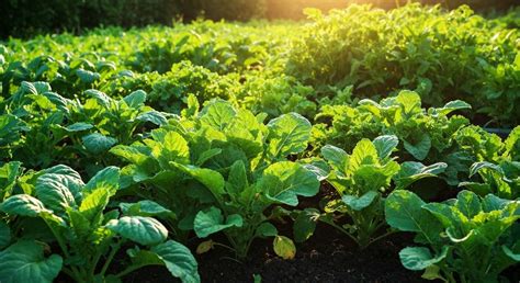 Champ cultivé avec des engrais verts