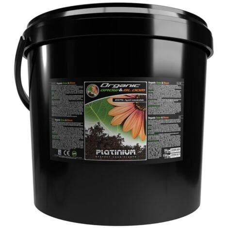 Platinium Nutrients Organic Grow & Bloom packaging